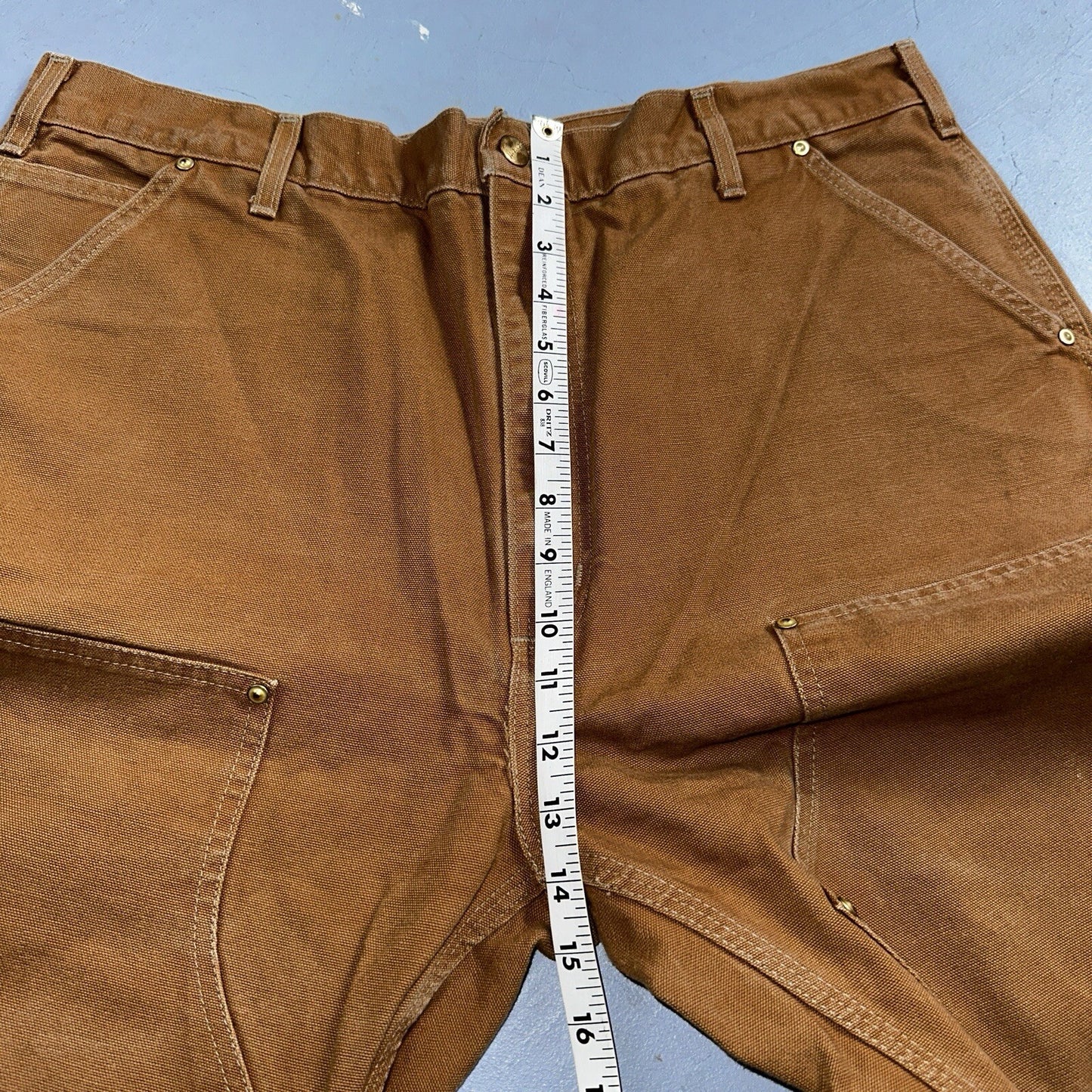 Carhartt VTG Double Knee Carpenter Pants USA B01 Brown Y2K 2014 Act 36x32