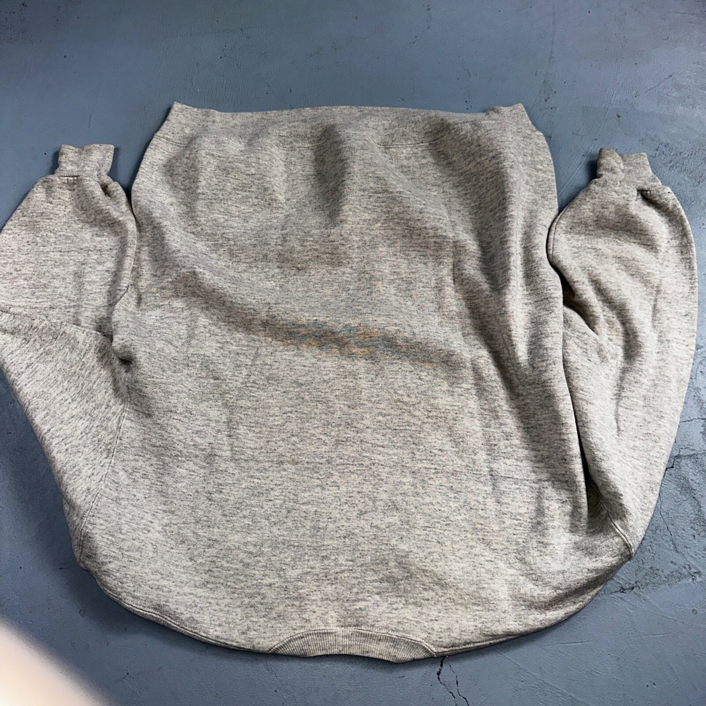 Tomorrow II Morrow Sweatshirt 90s VTG Crewneck USA Gray Construction 2XL Jerzees
