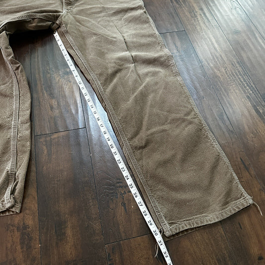 Carhartt Cat 2 FR Flame Resistant Mens 40x34 Utility Work Pants Jeans 38x31 Vtg