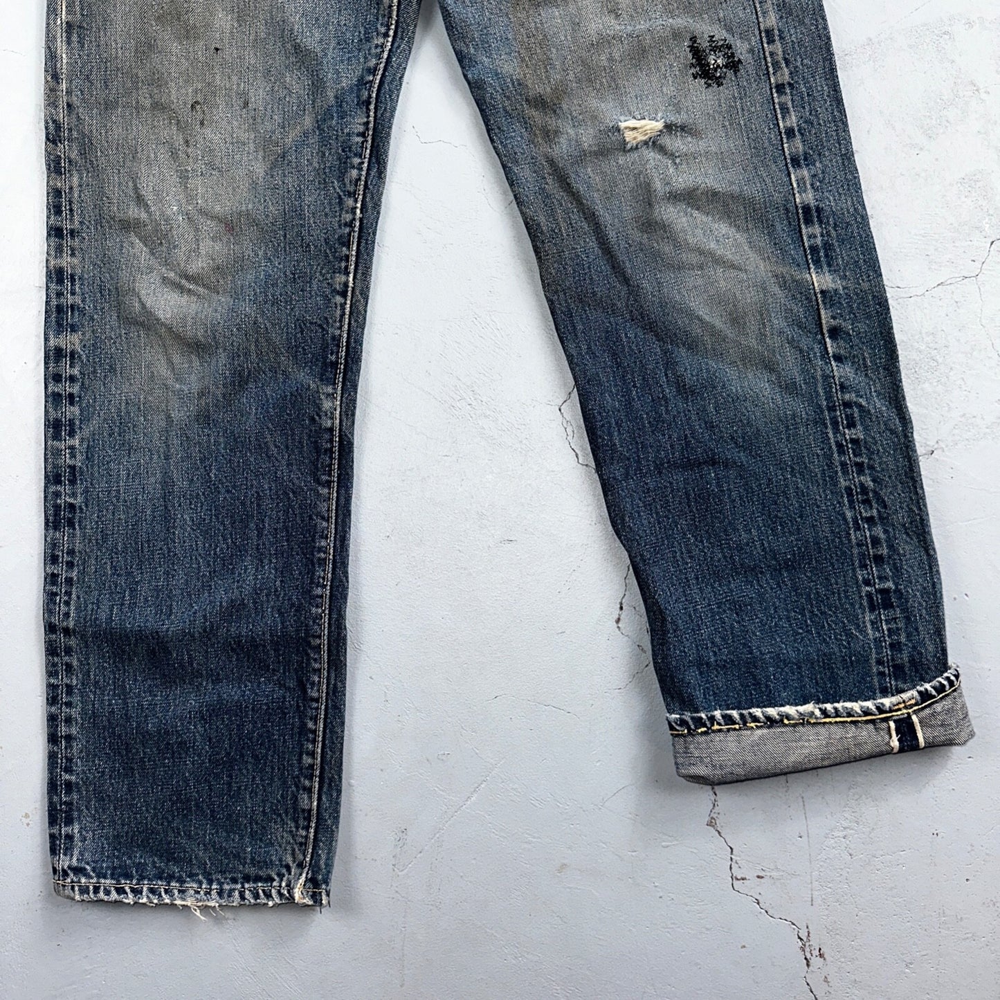 Levis 501 Big E Vintage 60s Redline Selvedge USA XX 1960s Jeans Act 28x28