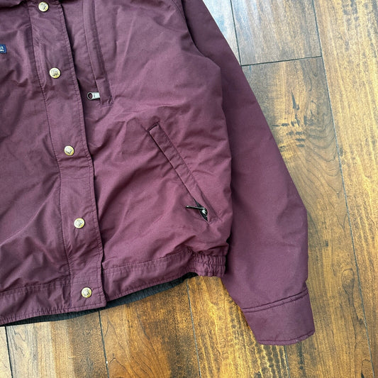 Vintage Columbia Womens Gore Tex Rain Jacket Purple 1980’s Size Large 80s