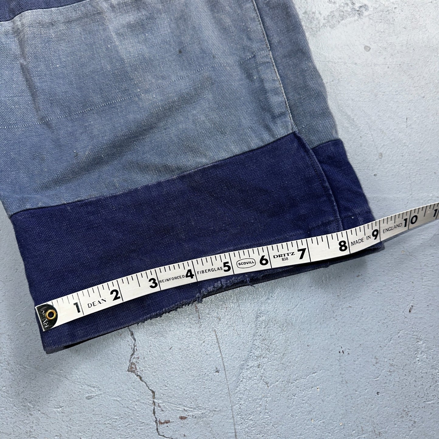 Vintage 1930s 1940s Buckleback Pants Denim Navy Blue Dungaree 30s 40s Rockabilly