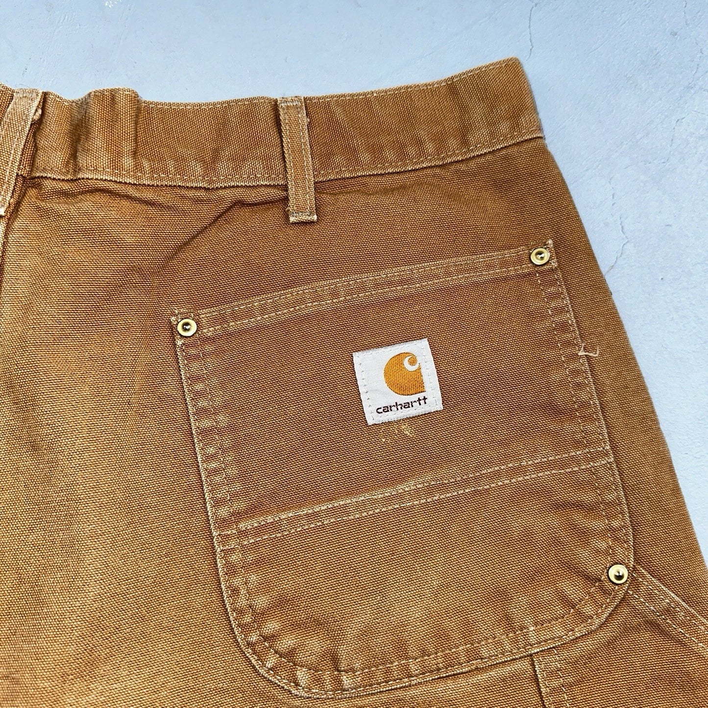 Carhartt VTG Double Knee Carpenter Pants USA B01 Brown Y2K 2014 Act 36x32