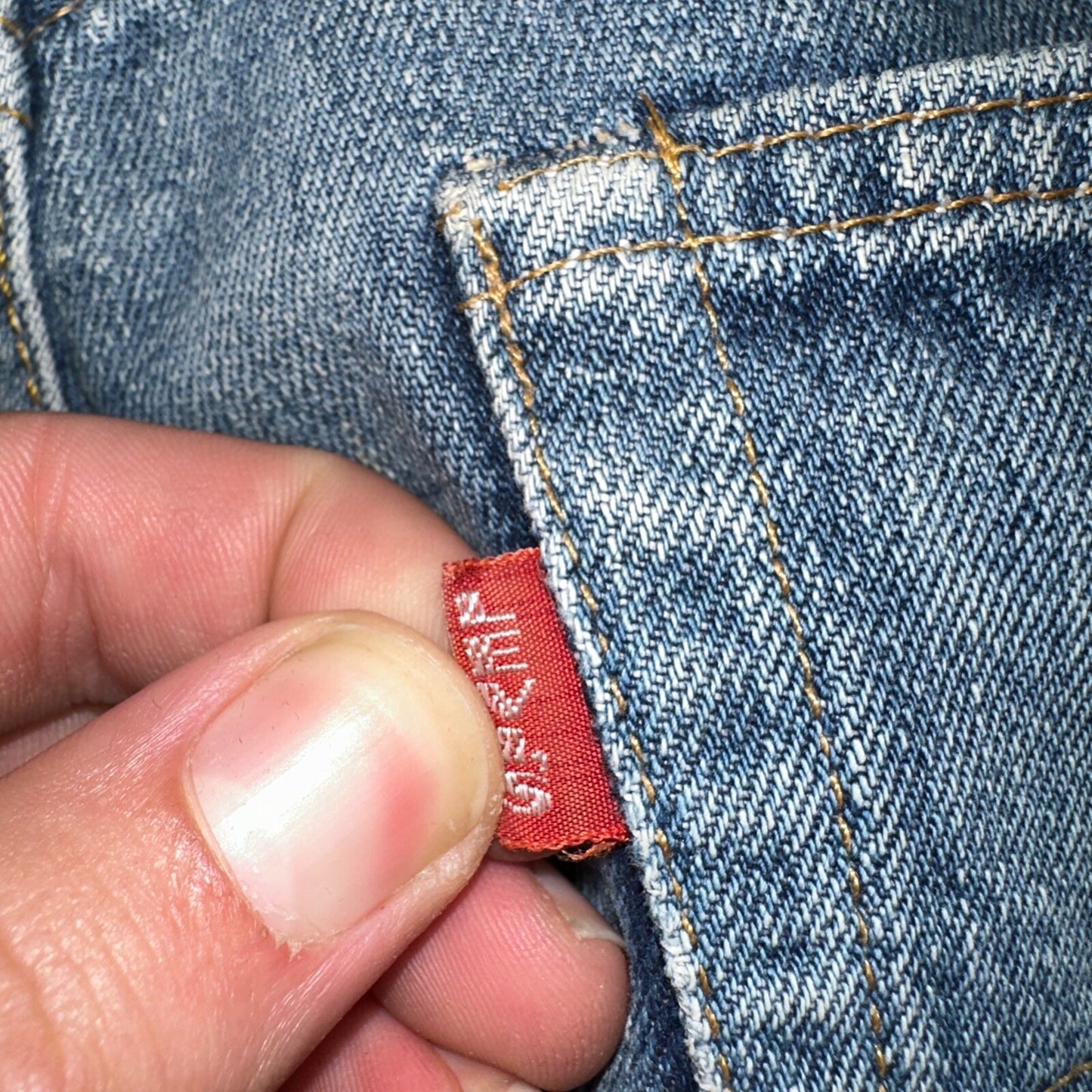 Levis 501 Big E Vintage 60s Redline Selvedge USA XX 1960s Jeans 27x30 Act 25x28