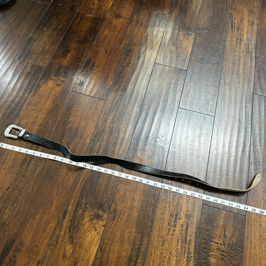 VTG Silver Old Western Ranger Belt Buckle Cowboy Womens? Rockabilly