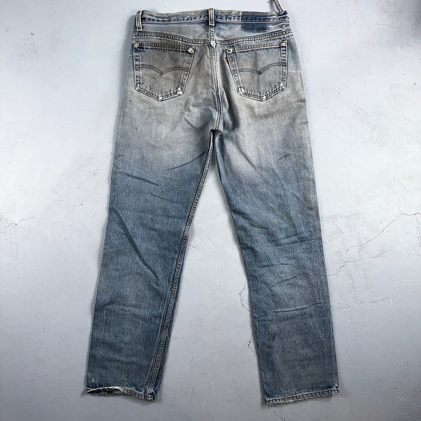 Levis 501 Vintage 90s USA XX Straight Leg Jeans Blue Thrashed 36x36 Act 33x31