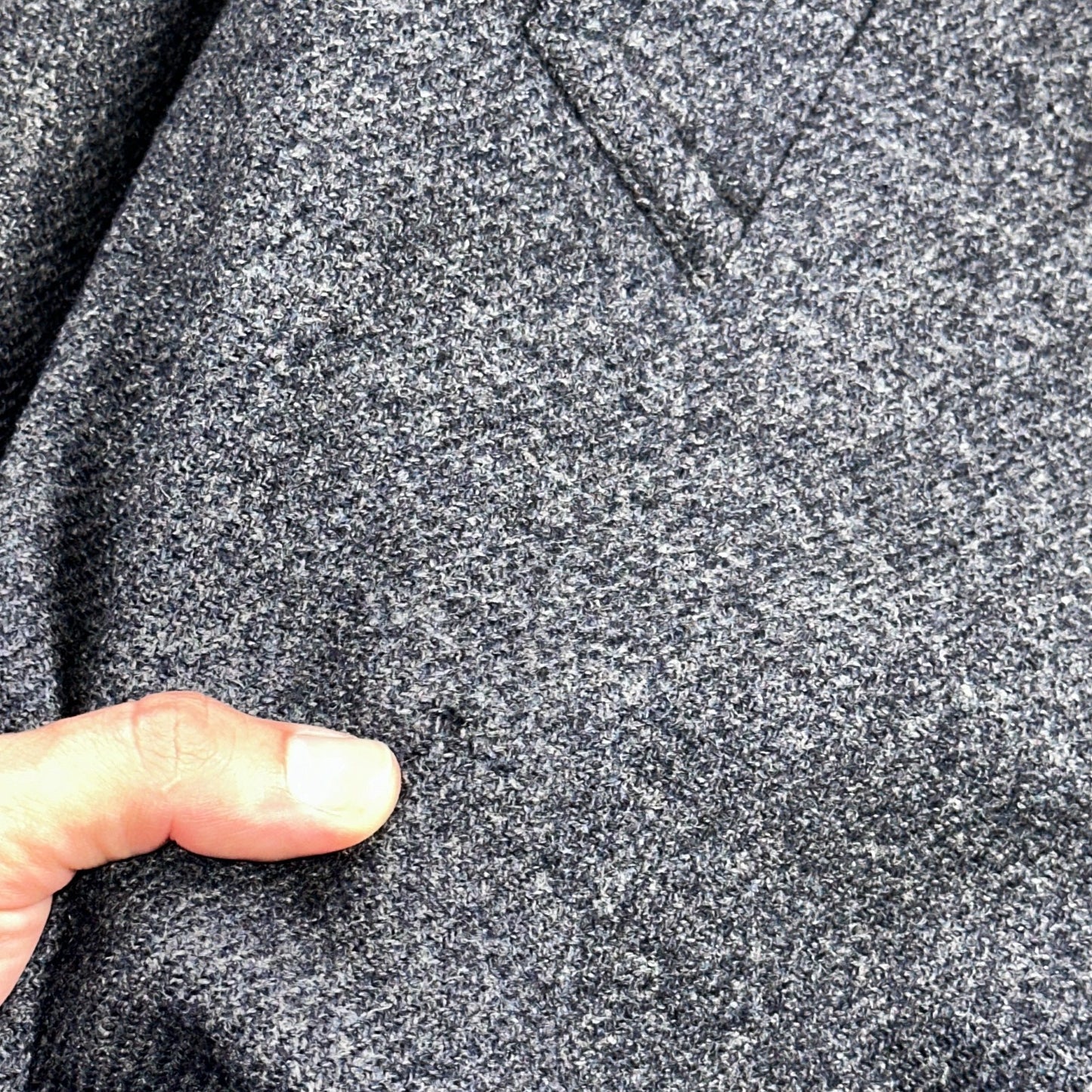 VTG Edward Chapman 1948 Vancouver BC Mens Overcoat Long Coat WWII 1940s Wool