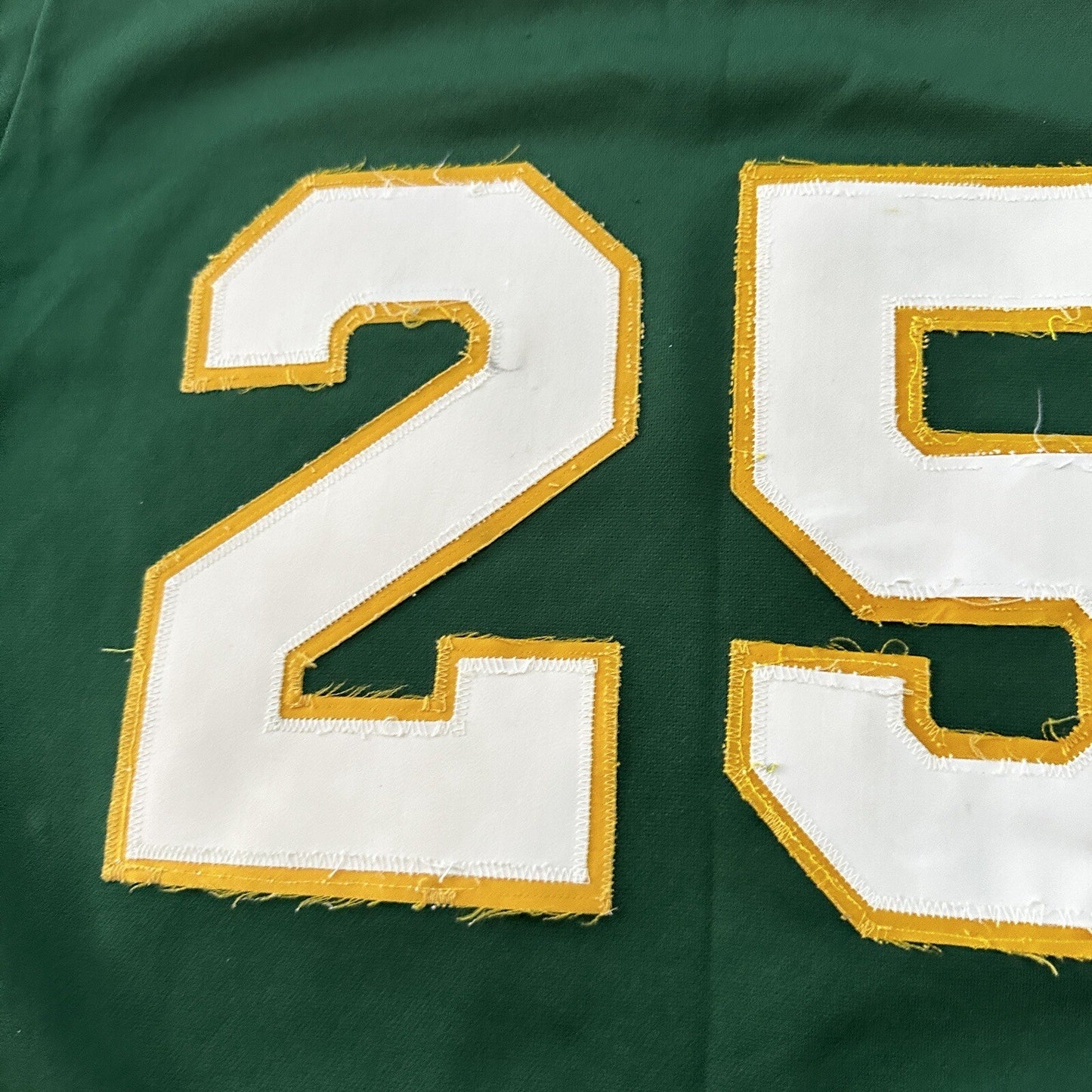 VTG USA Rawlings Green MLB Miami Oregon Baseball Jersey 38 1970s Killian 25