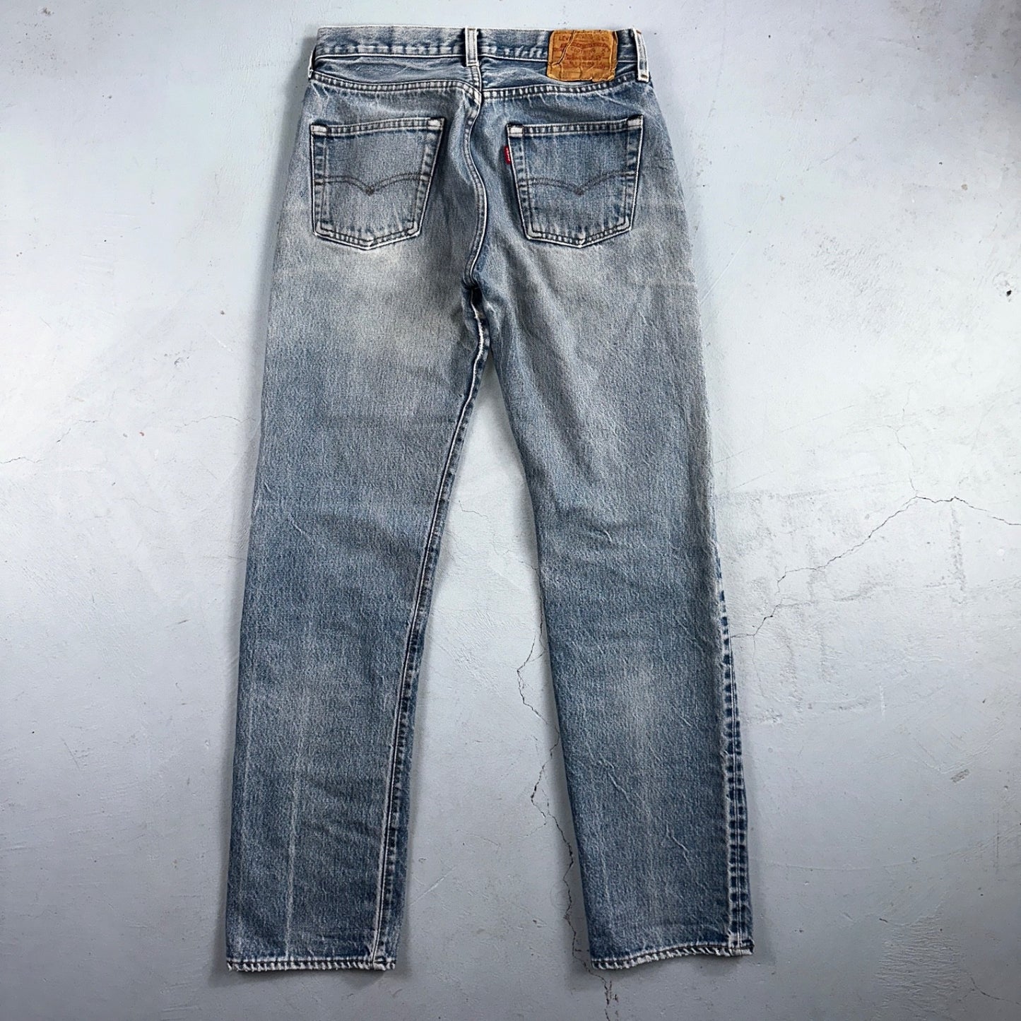 Levis 501 Vintage 80s Redline Selvedge USA Light Wash Jeans 31x36 Act 29x32
