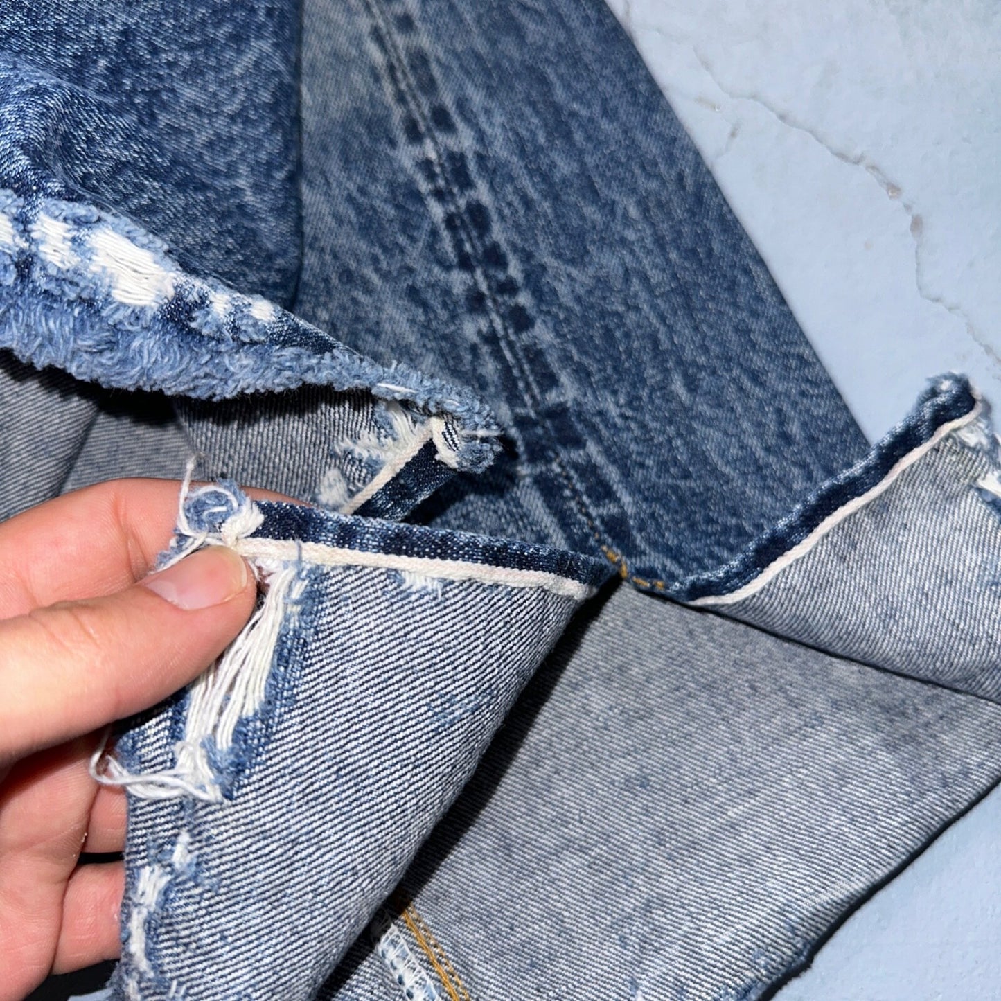 Levis 501 Big E Vintage 60s Redline Selvedge USA XX 1960s Jeans 28x32 Act 26x28