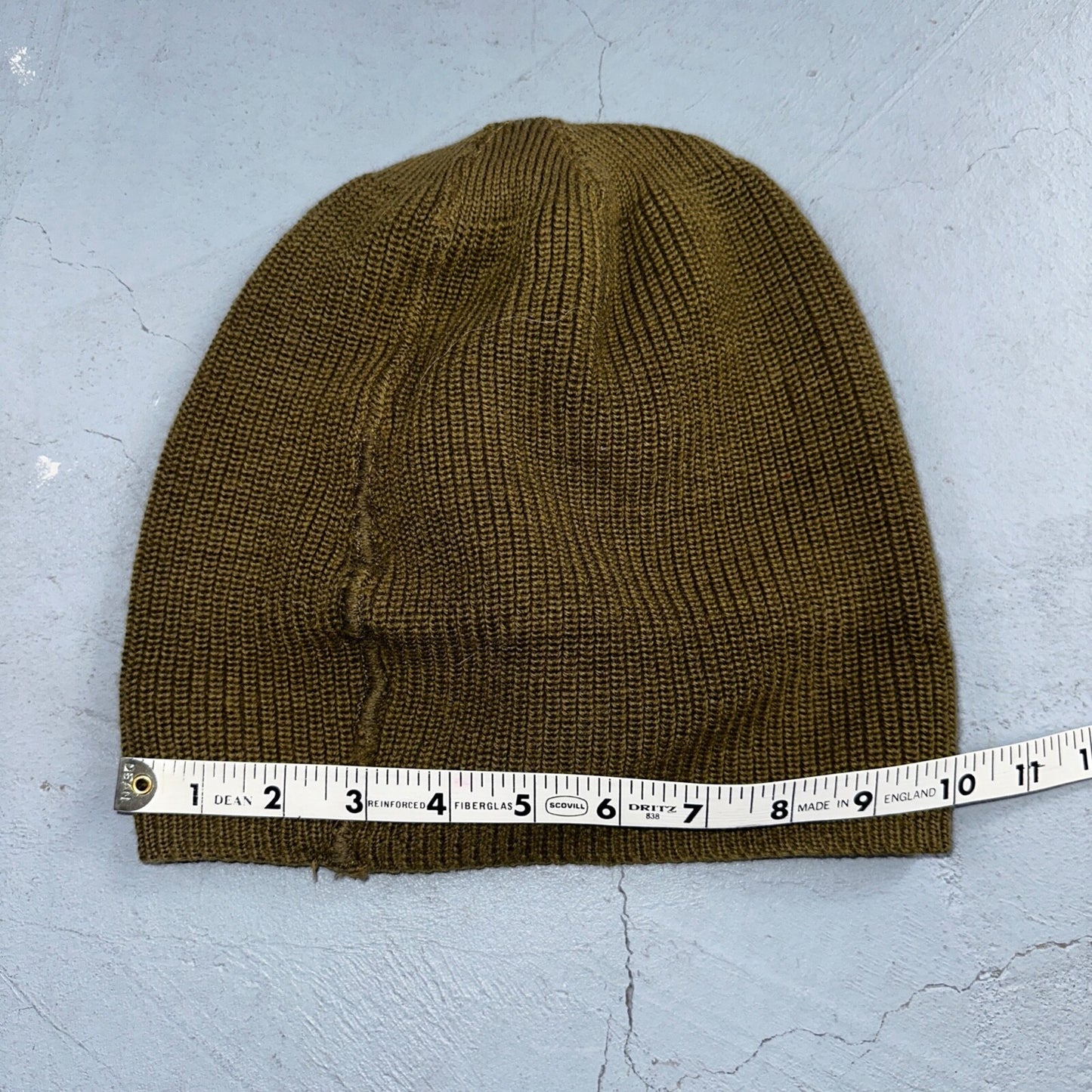 Vintage WWII Watch Cap Hat A-4 Rare Green Air Force Army 40s 50s Military A4 WW2