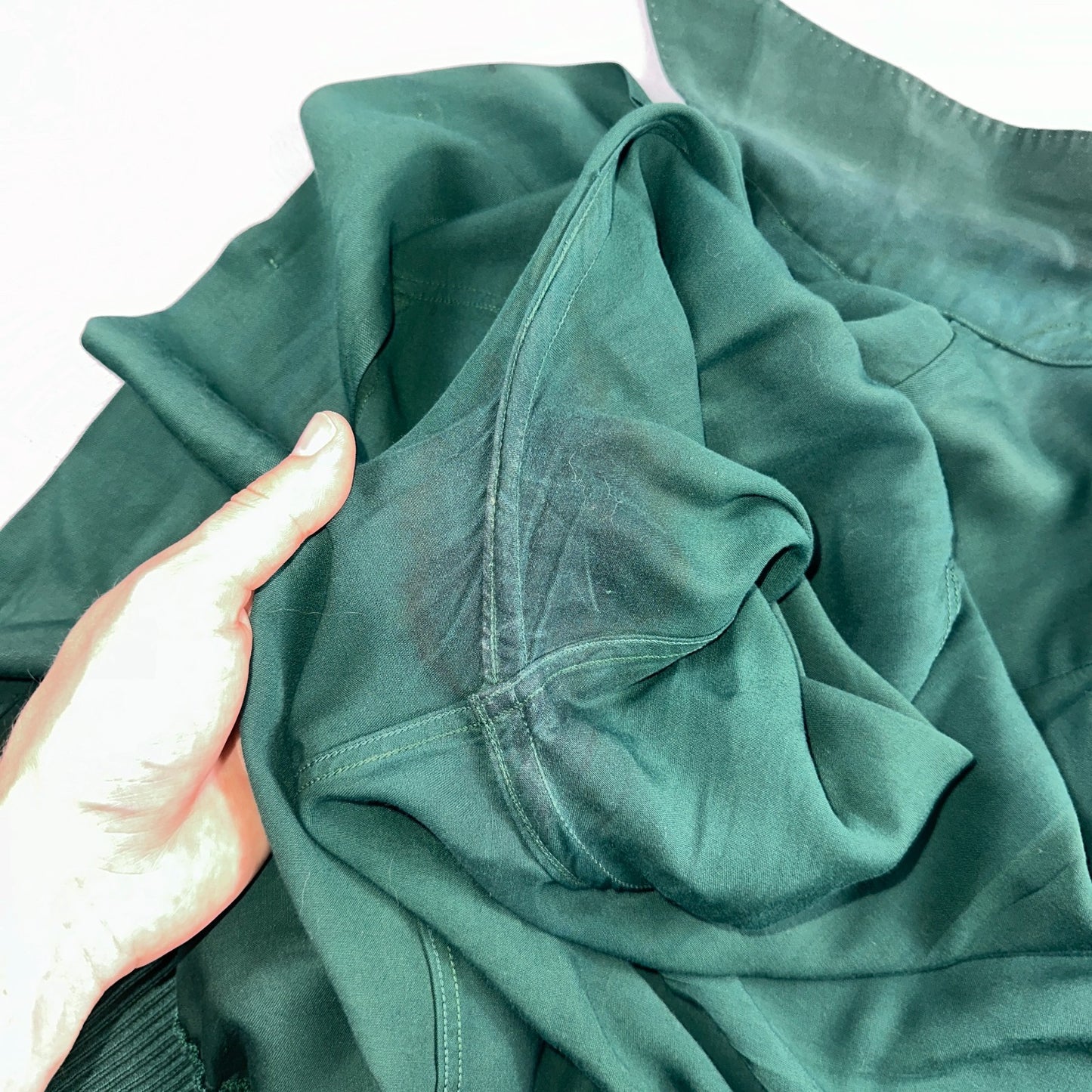 Vintage 1940s McGregor Gabardine Ricky Jacket Button Up Bottle Green 40s Rare