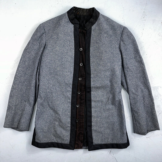 Antique 1900s Union USMA US Military Academy Cadet Uniform Gray Wool Jacket
