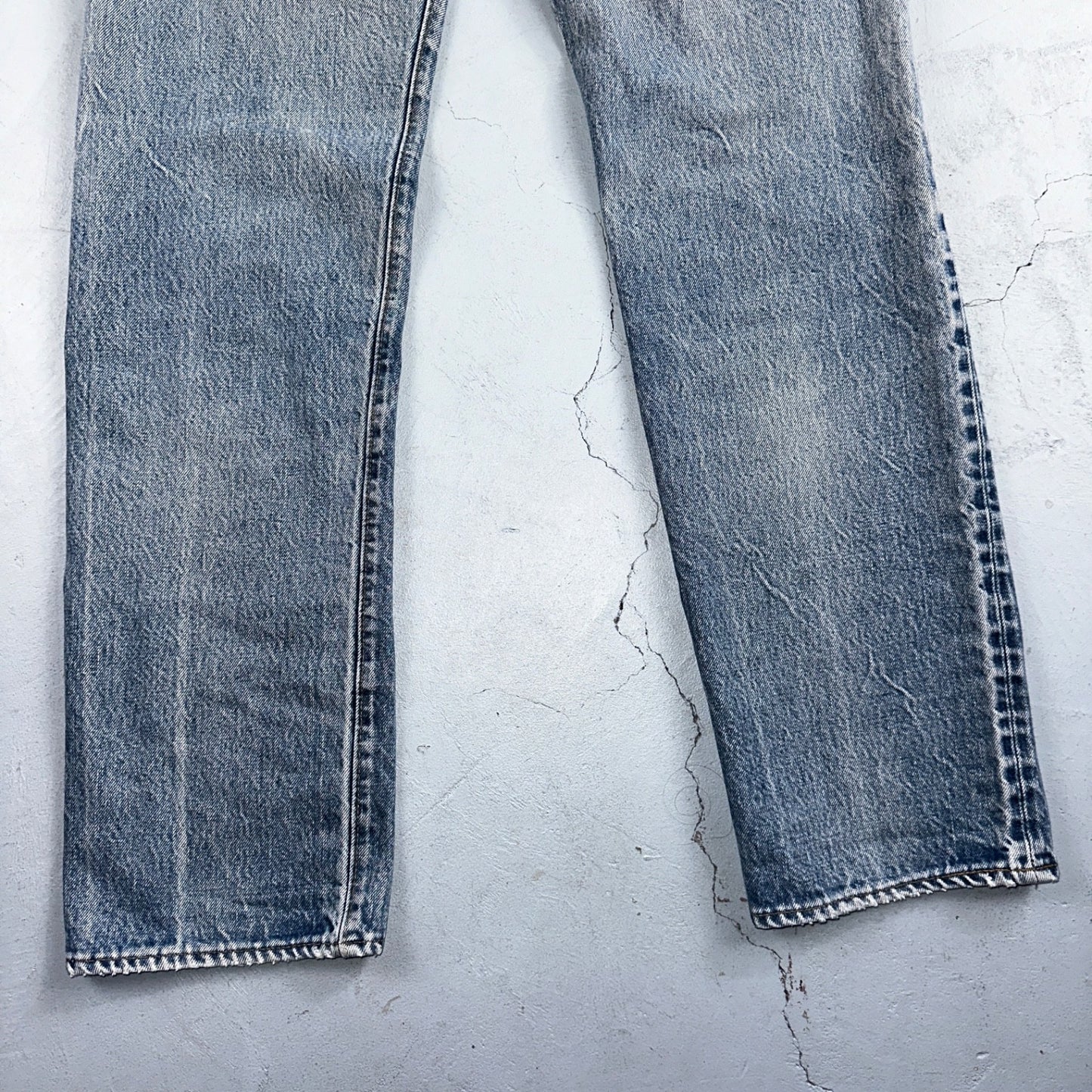 Levis 501 Vintage 80s Redline Selvedge USA Light Wash Jeans 31x36 Act 29x32
