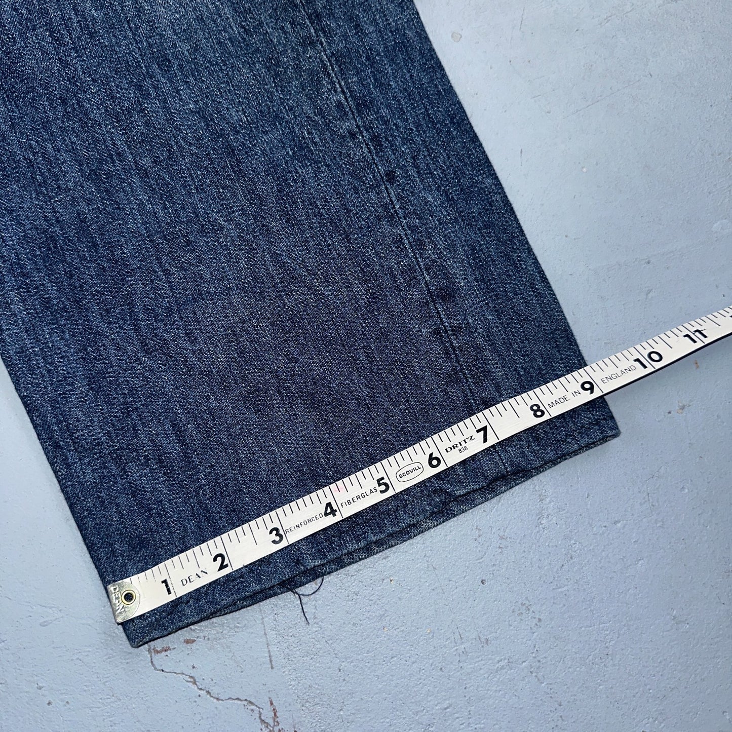 Levis 505 Vintage 70s Talon USA Jeans 501 1970s Med Wash Blue 42x30 Act 40x25