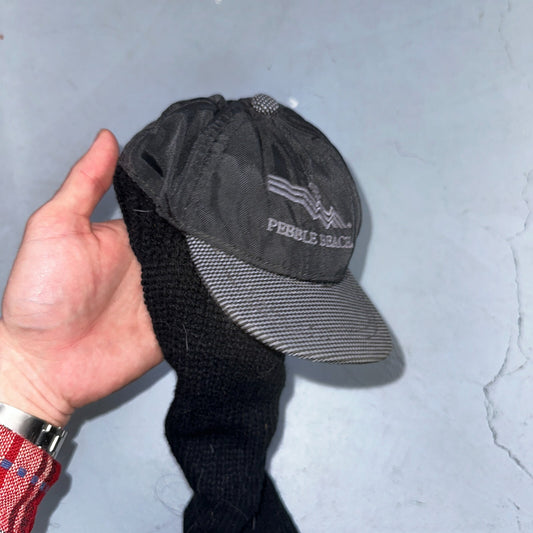Pebble Beach Golf Club Headcover Cap Hat Black Gray Funny Cute Sock Sleeve