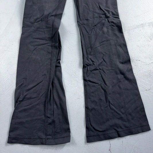 Lululemon Women Black Full Groove Flared Pant Small Yoga Stretch Cute