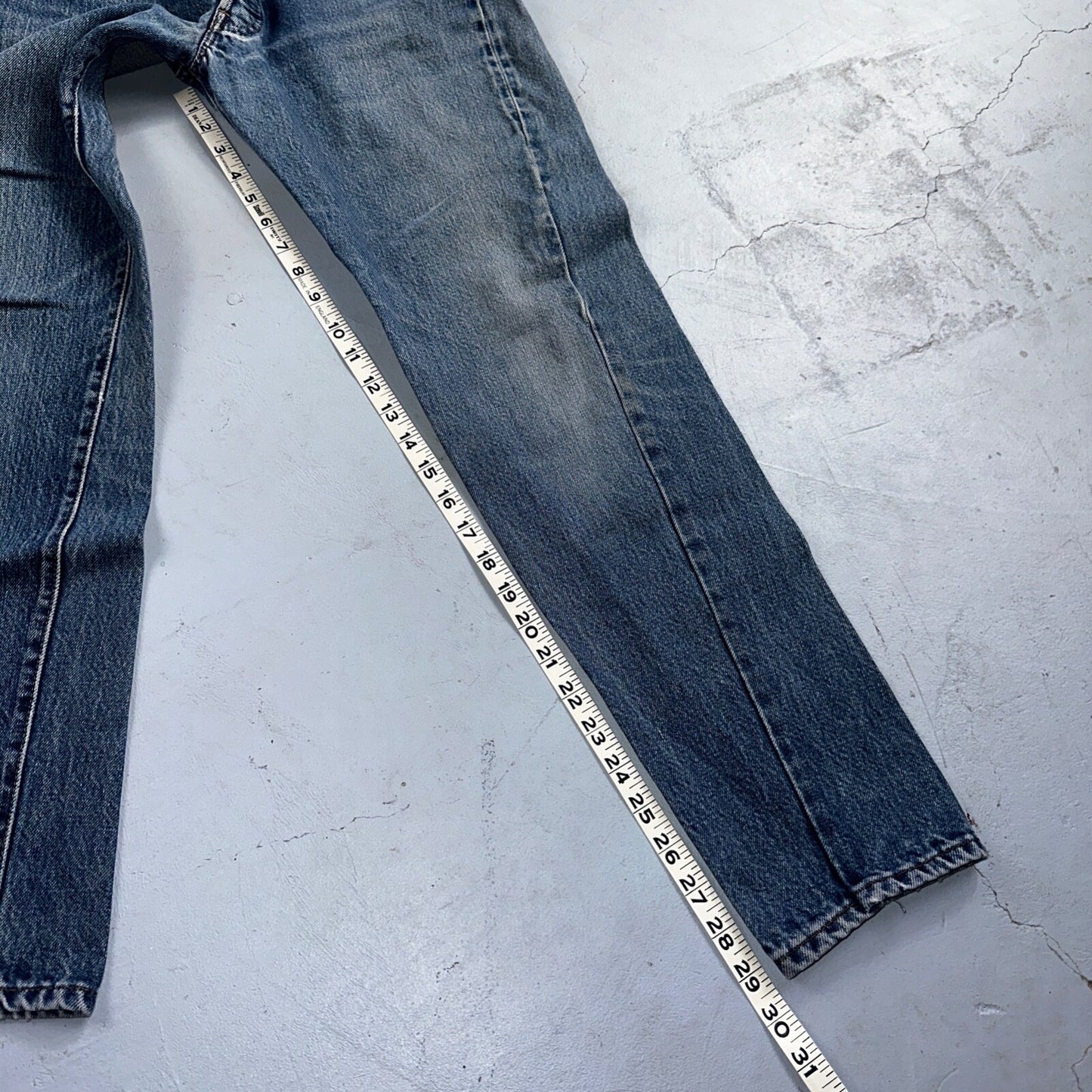 Levis 501 Vintage 80s Redline Selvedge USA XX Jeans Skinny Tailored Act 28X29
