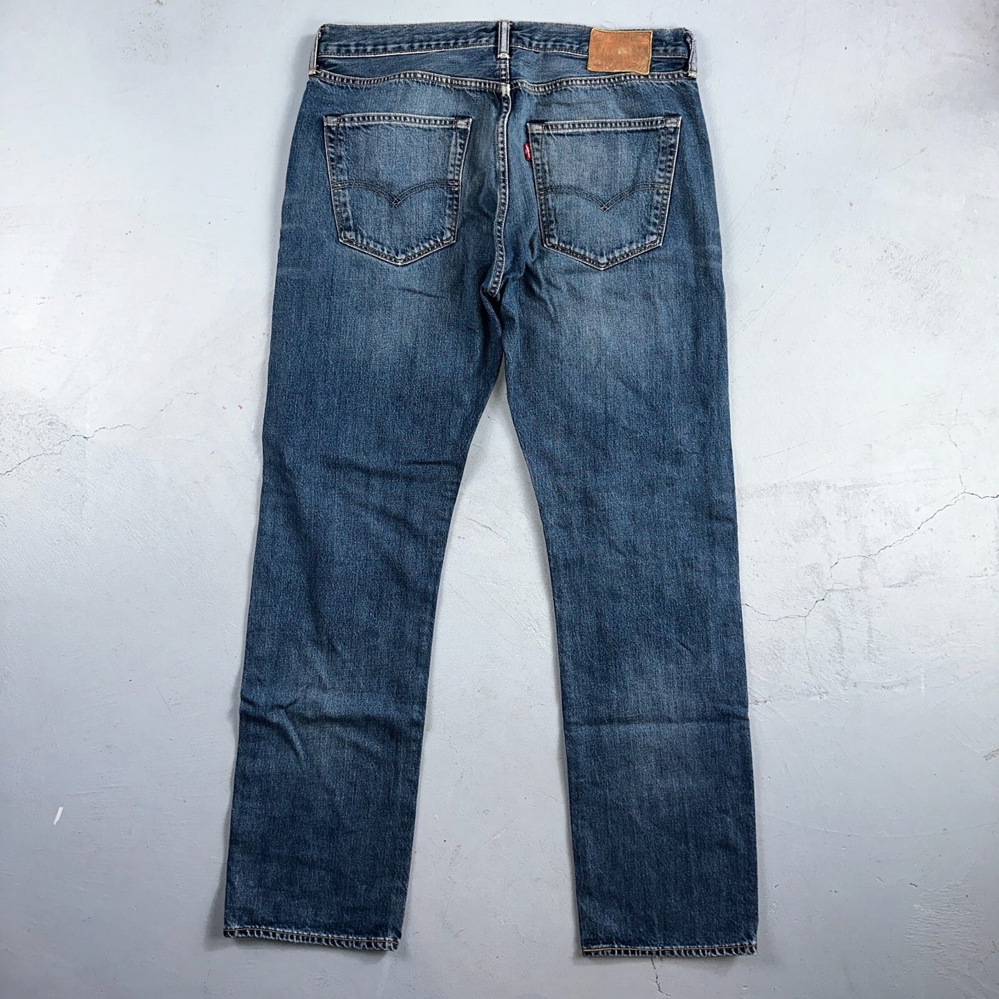 Levis 501 Y2K XX Straight Leg Jeans Blue VTG Med Wash 36x34 Act 35x33