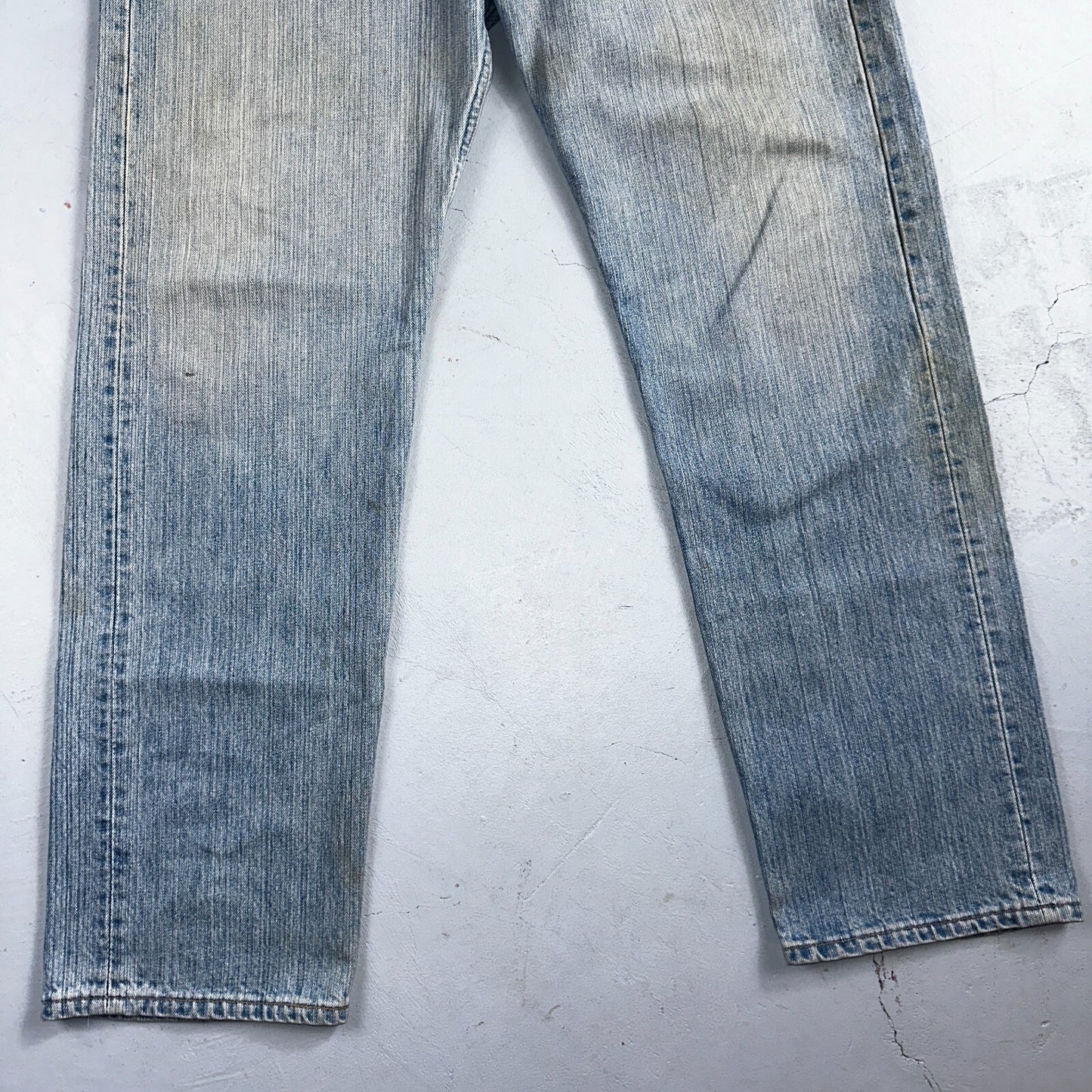 Levis 501 Vintage 90s USA XX Straight Leg Jeans Blue Light Wash 38x32 Act 36x32