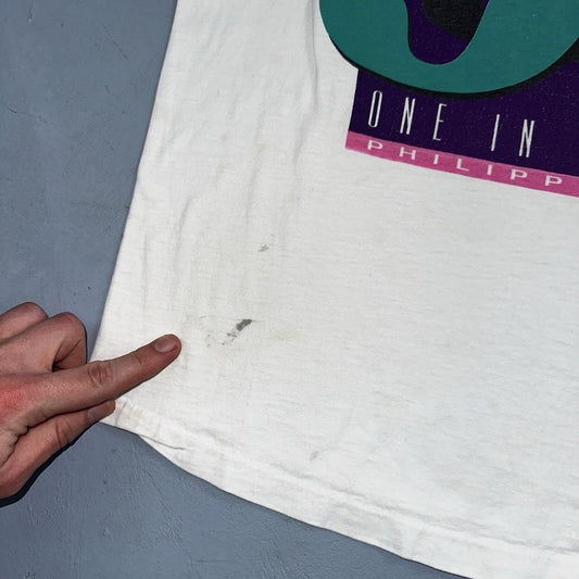 Jesus Team Vintage T Shirt Single Stitch 90s Delta Bible Study Cool USA Pray