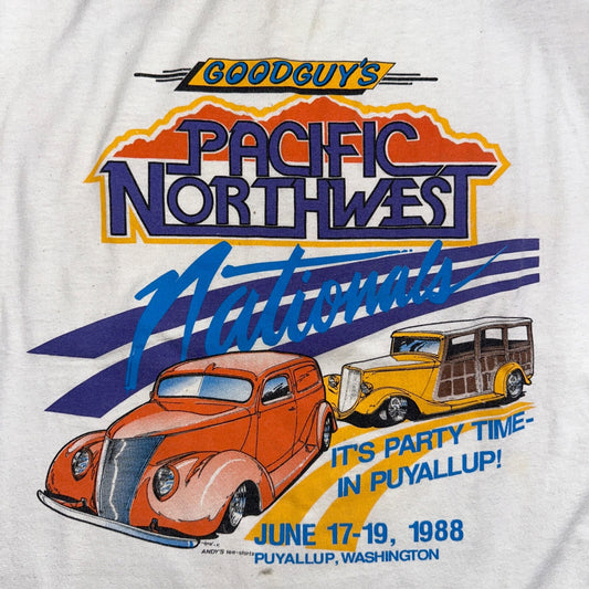Goodguys Pacific Northwest VTG T Shirt Puyallup Washington June Hot Rods Oregon