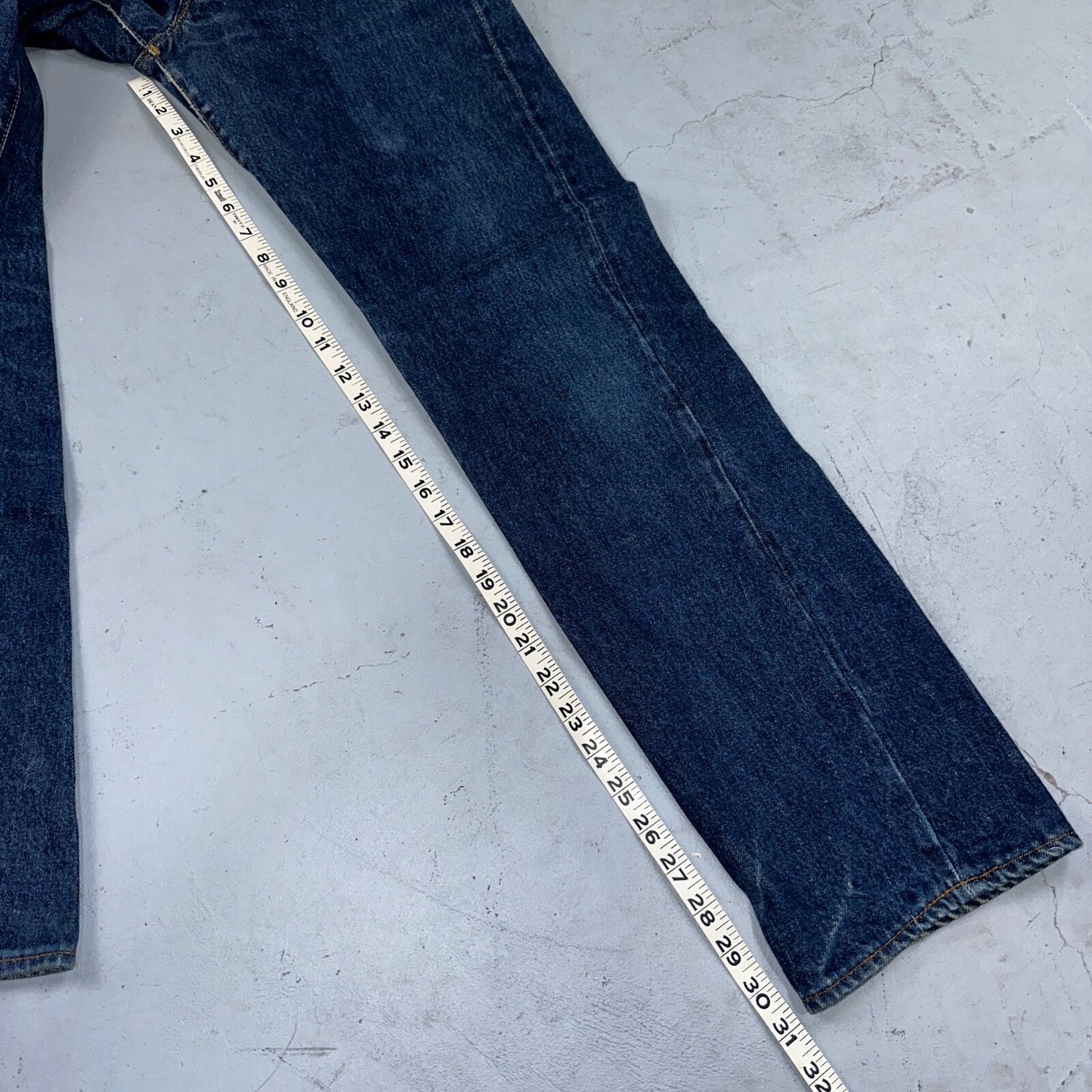 Levis 501 Vintage 80s Redline Selvedge USA XX Jeans Dark Wash 27x34 Act 25x31