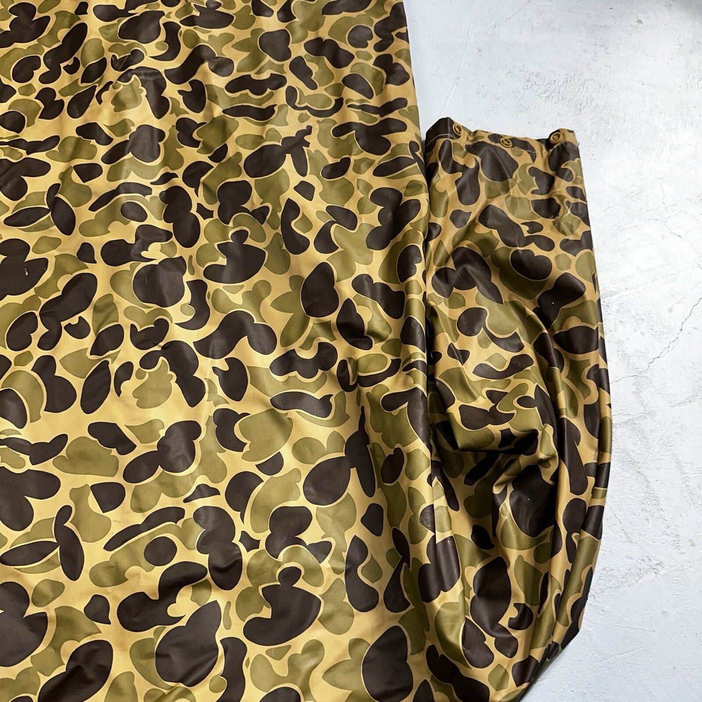 Dry Wear Rain Suit Adult Brown Green Camouflage Outdoor Hunting Mens XL Frogskin