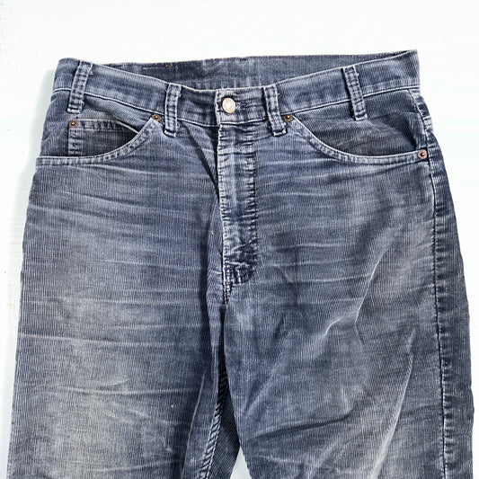 Levis 517 Vintage 90s Corduroy Jeans Mens 33x31 Bootcut Navy Tab USA Made Pants