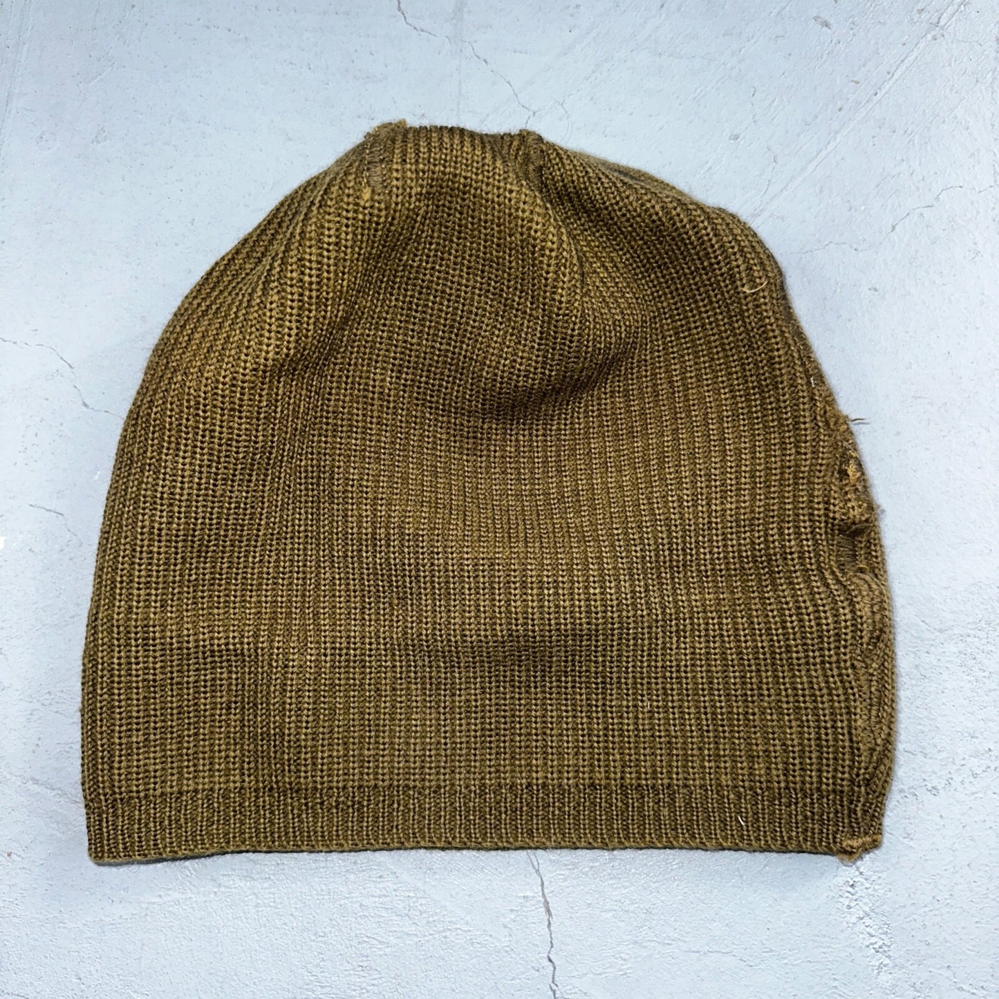 Vintage WWII Watch Cap Hat A-4 Rare Green Air Force Army 40s 50s Military A4 WW2