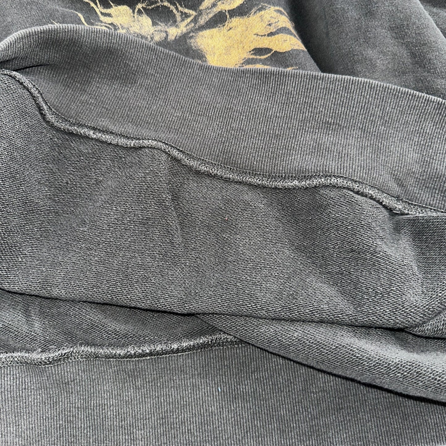 Taylor Swift Fearless Taylor's Version Cotton Cropped Sweatshirt Gray Sz L