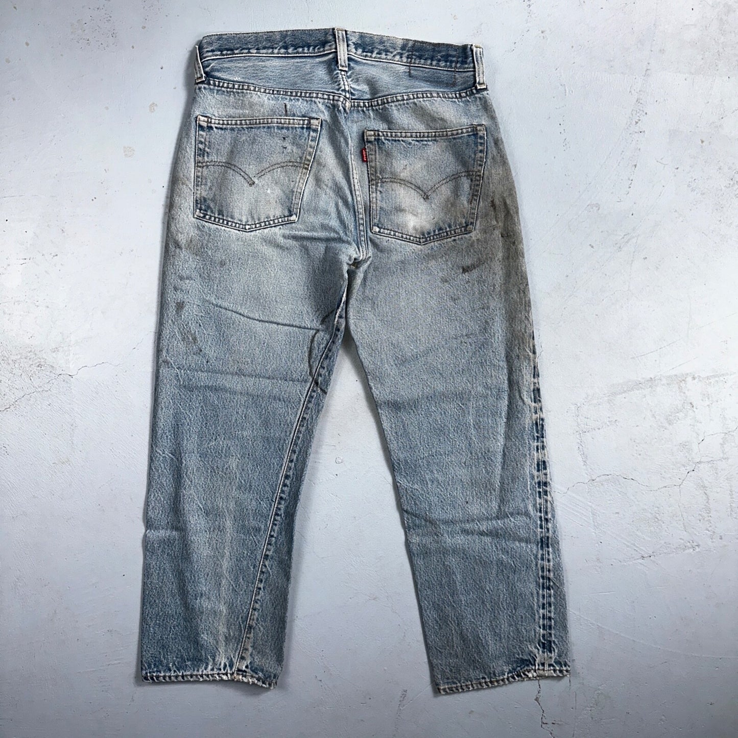 Levis 501 Vintage 80s Redline Selvedge USA XX Jeans Med Wash 34x30 Act 32x26