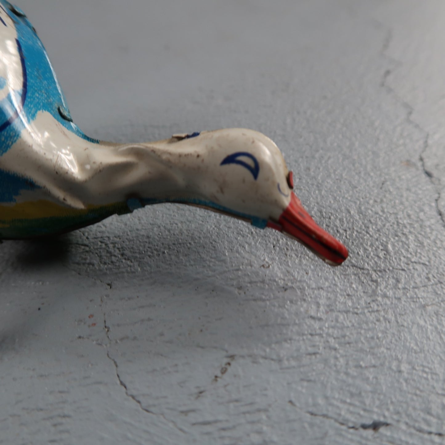 Vintage Inakita Wind Up Tin Goose Made In Japan Working Condition Includes Key
