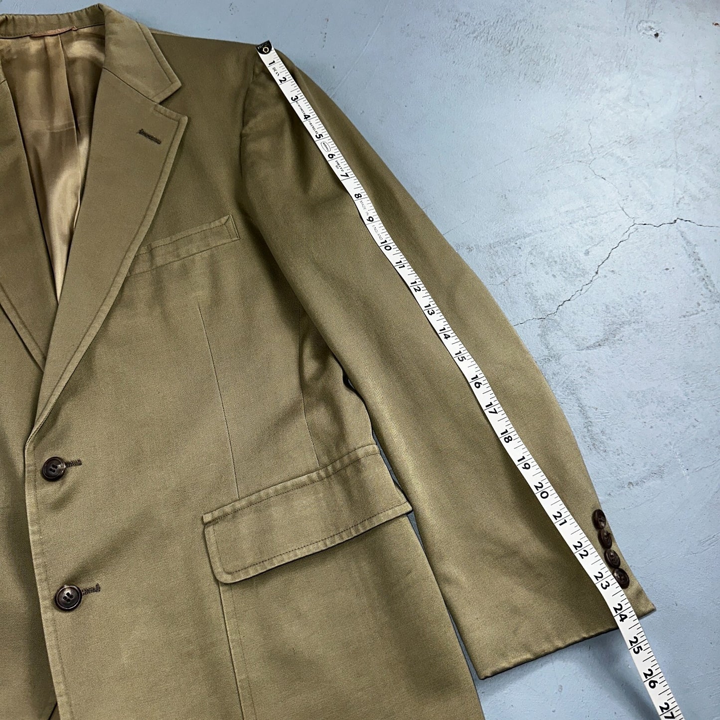 Polo Ralph Lauren Blazer 40 Sport Coat Khaki Sportswear University Jacket Suit