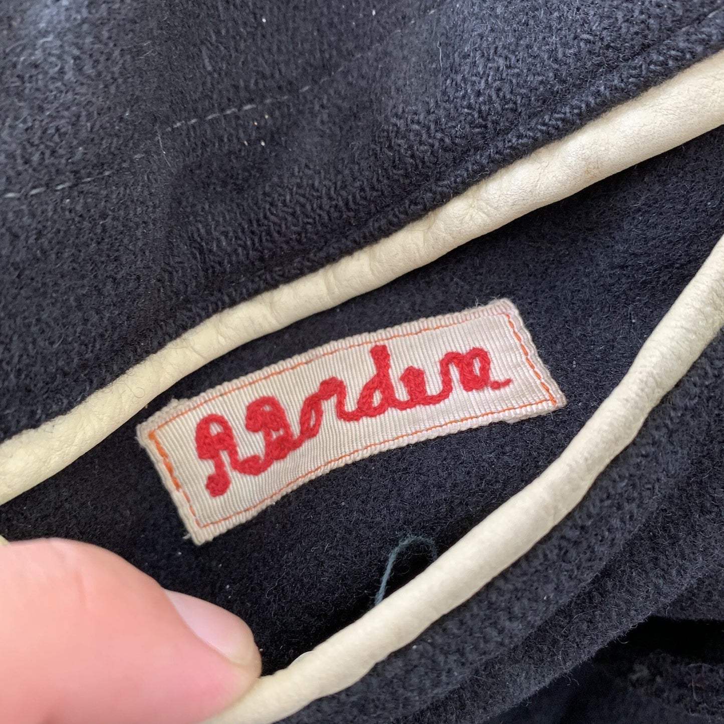 VTG 50s Wool Letterman OREGON Varsity Jacket Lasley Knitting 60s Rockabilly 1950