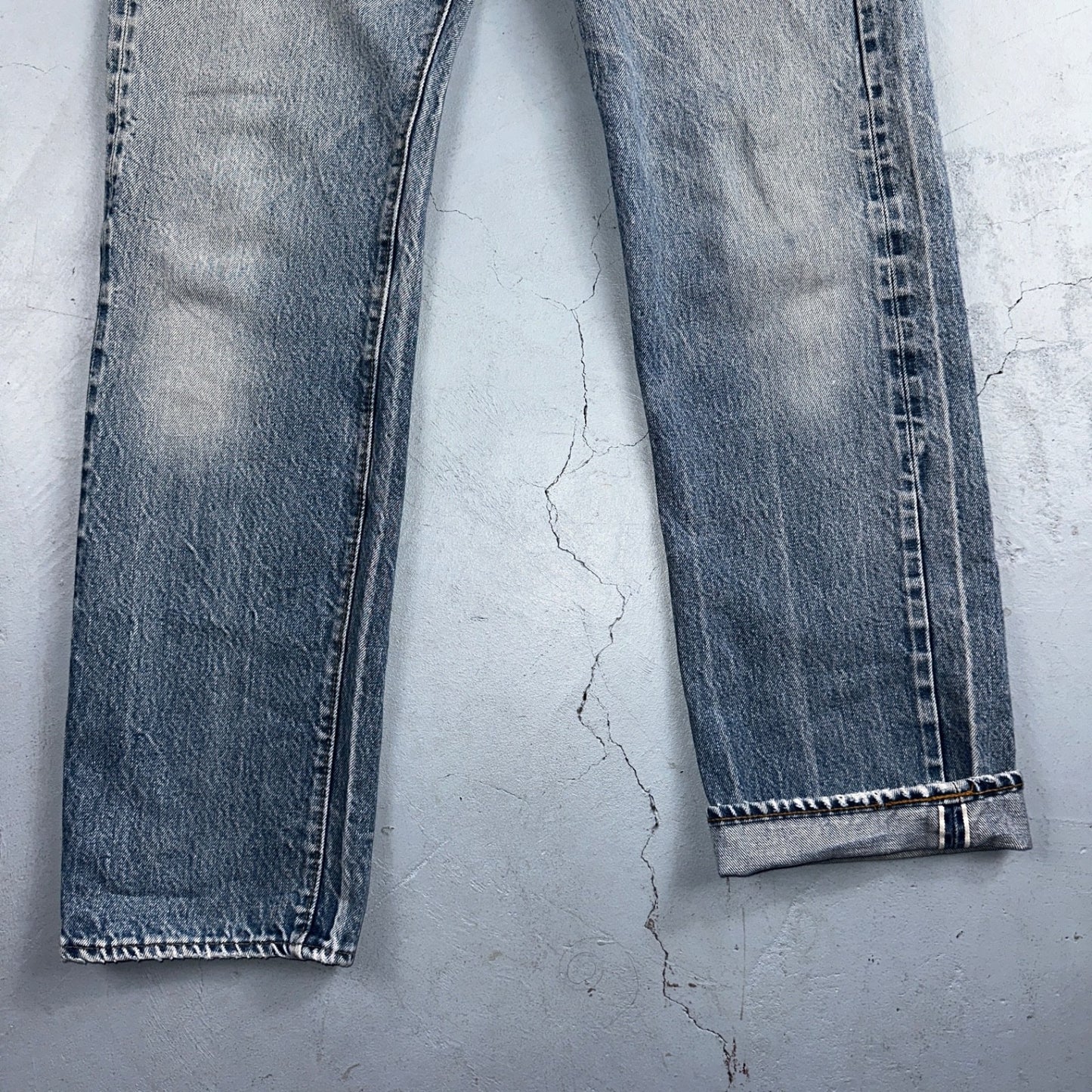 Levis 501 Vintage 80s Redline Selvedge USA Light Wash Jeans 31x36 Act 29x32