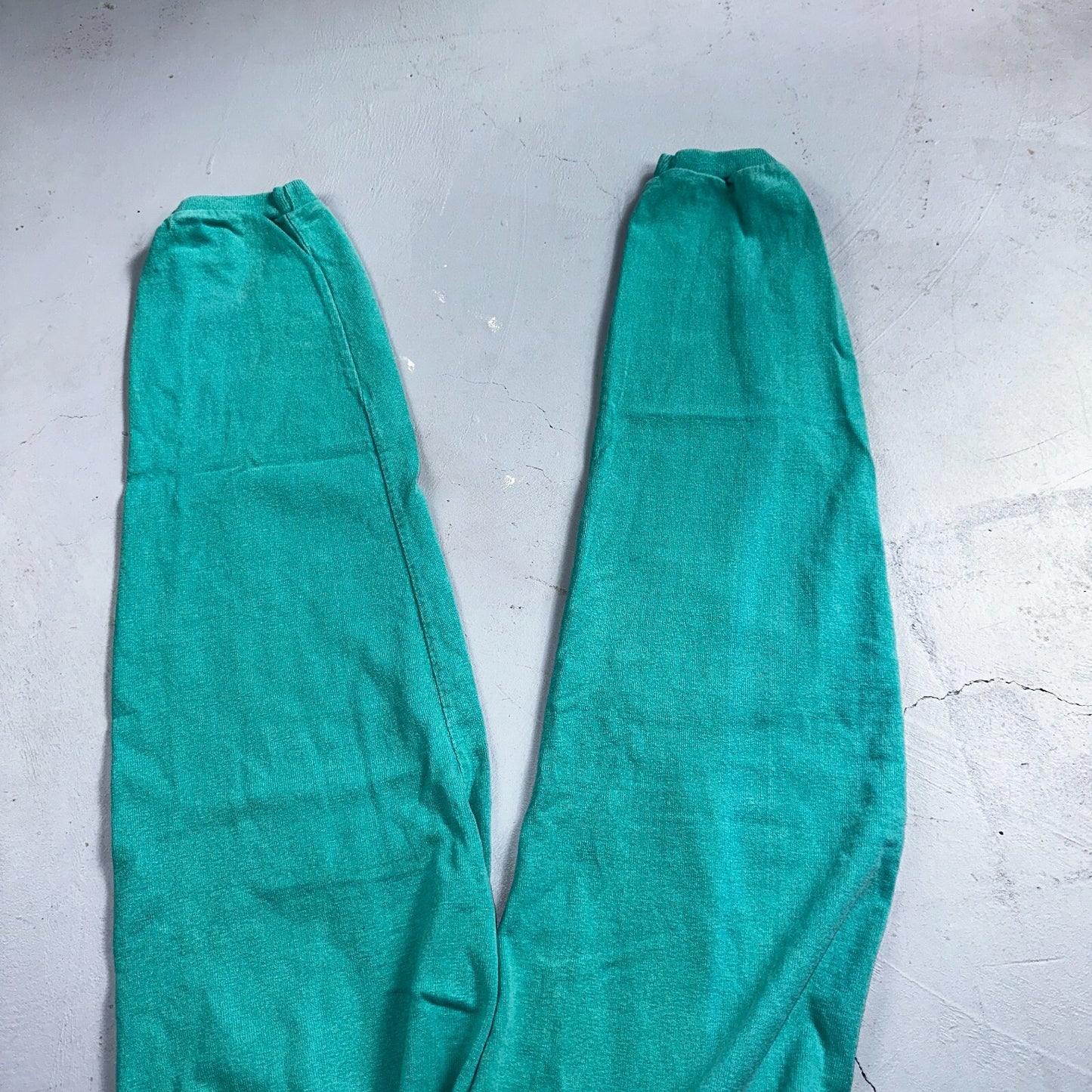 Vintage 90s Lands End Fleece Sweatpants Adult M Green Made In USA Champion