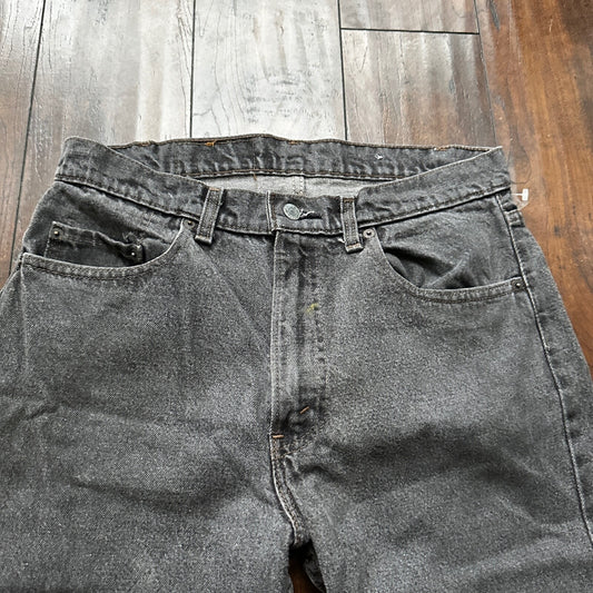 Vintage 90s Levis 505 34x30 Made In USA Tag Jeans Faded Grey 501 80s 31x28