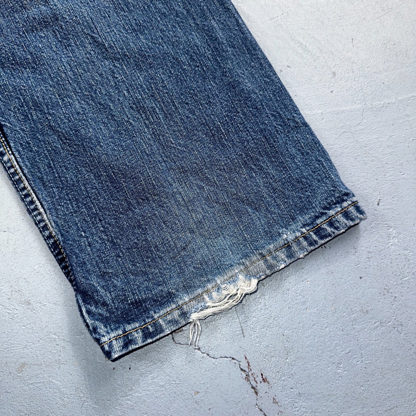 Levis 501 Vintage 90s Spain XX Straight Leg Jeans Blue Med Wash 38x34 Act 38x33