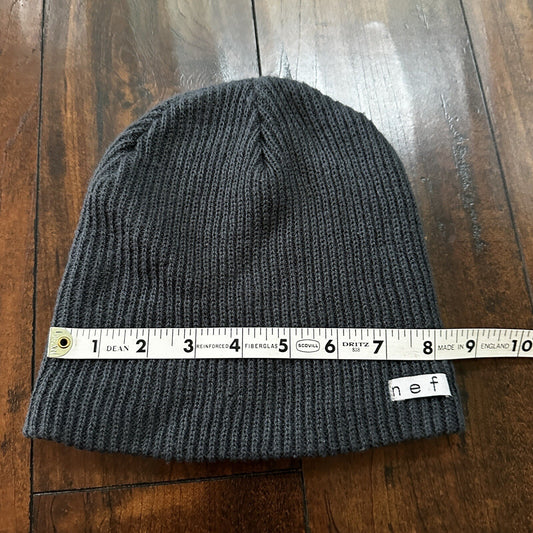 Neff Leslie Grace Blue Grey Beanie O/S Used Rare