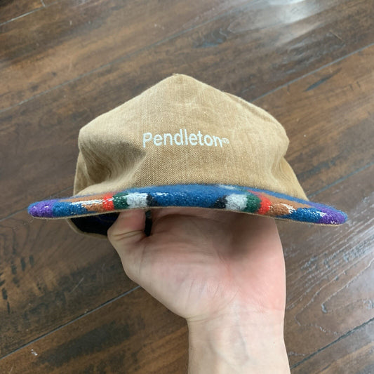 Vintage Pendleton Wool Men Strapback Ajustable Aztec Hat Baseball Cap 80s 90s