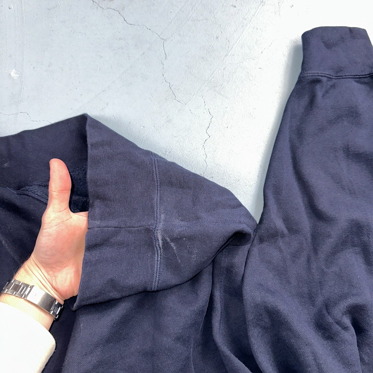Polo Ralph Lauren VTG Sweatshirt Men Large L Blue Crewneck Crew Neck 90s