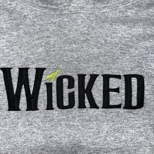 Wicked Hoodie Gildan Y2K Small Vintage 00s Wizard Of Oz Musical Promo Sweatshirt