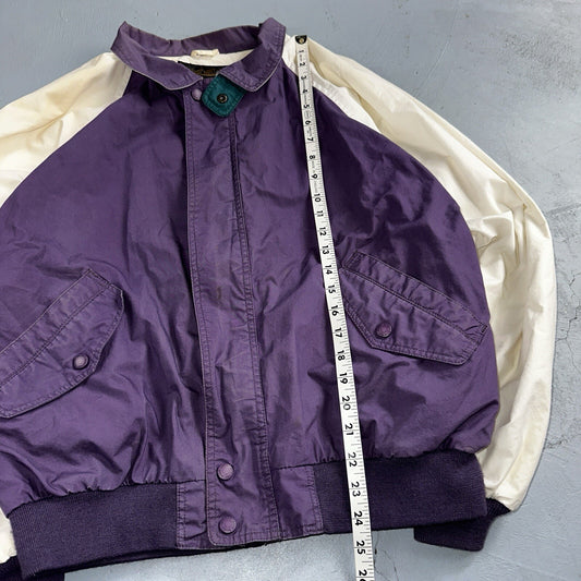 Vintage Eddie Bauer Bomber Jacket Men’s Medium Purple Jacket Wind Breaker