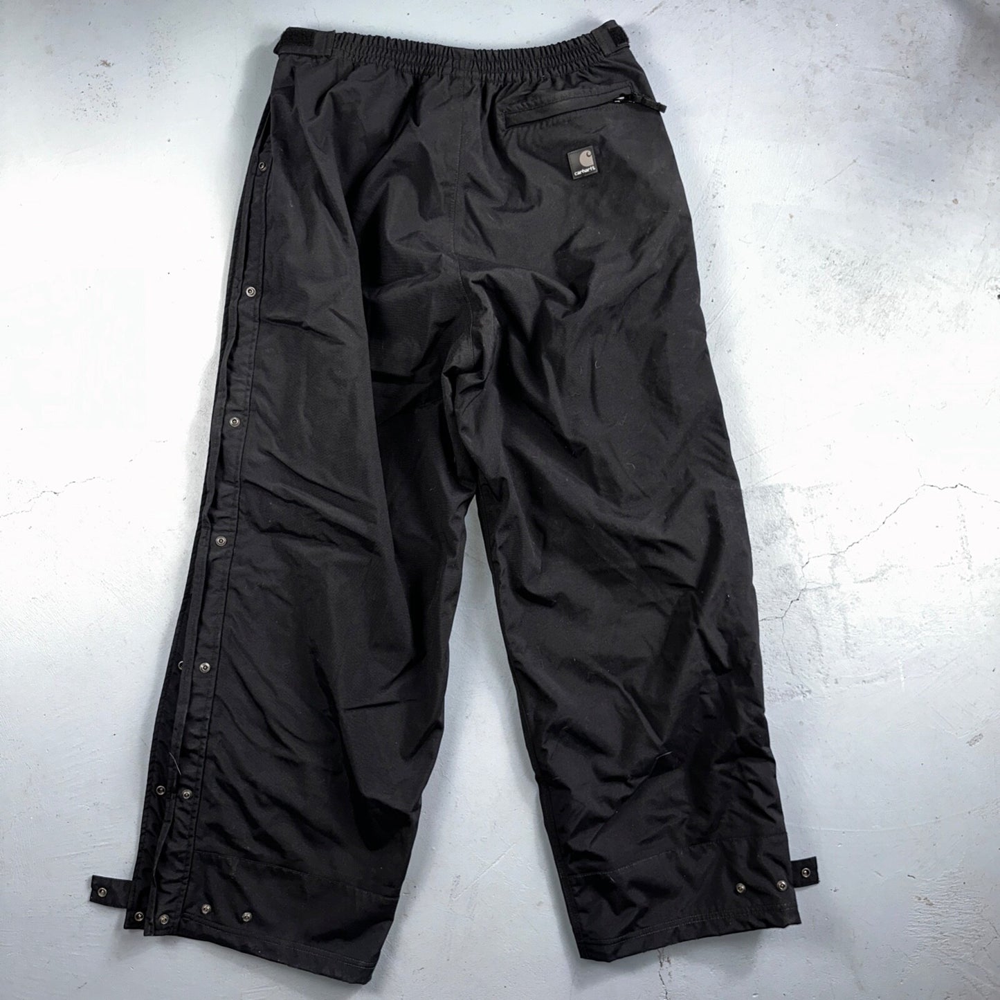 Carhartt Shoreline Storm Defender Pants Men’s XL Waterproof Breathable B216 BLK