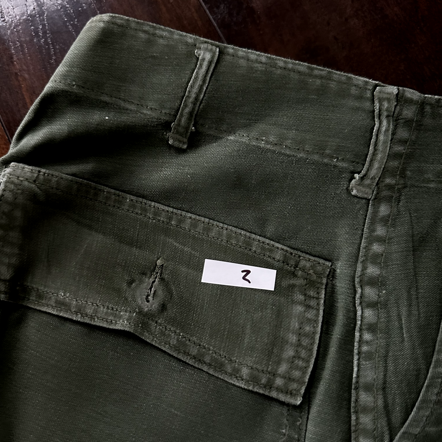 US Army OG-107 Fatigue Pants Trousers 1960s 32x33 Type I DSA-100 Post WWII Camo