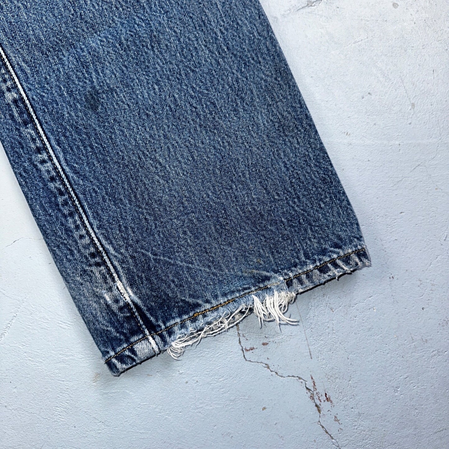 Levis 501 Vintage 90s Mexico Straight Leg Jeans 36x32 Y2K Med Wash Act 34x30