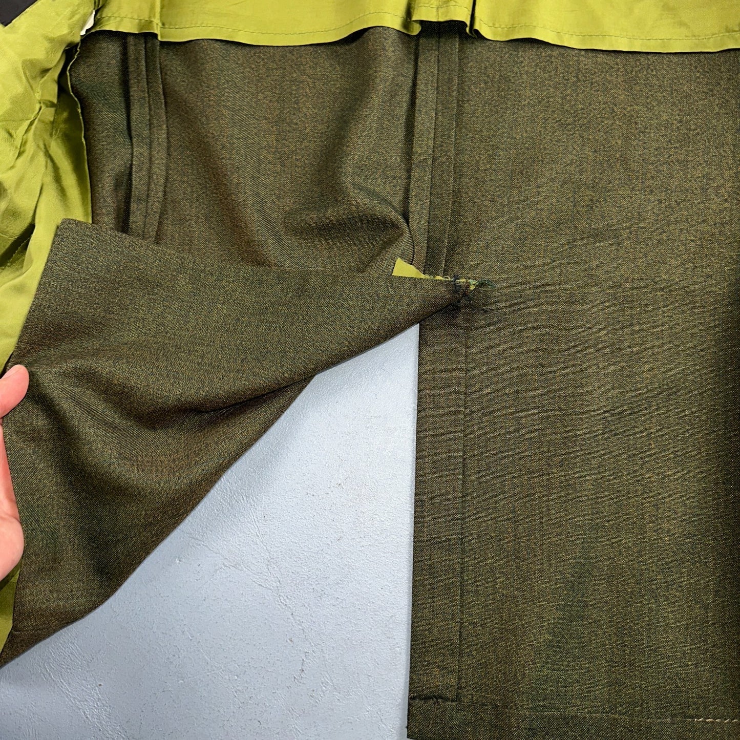 1960s Avocado Green Blazer Sport Coat Mens 44 Suit Jacket VTG Union 60s J&F