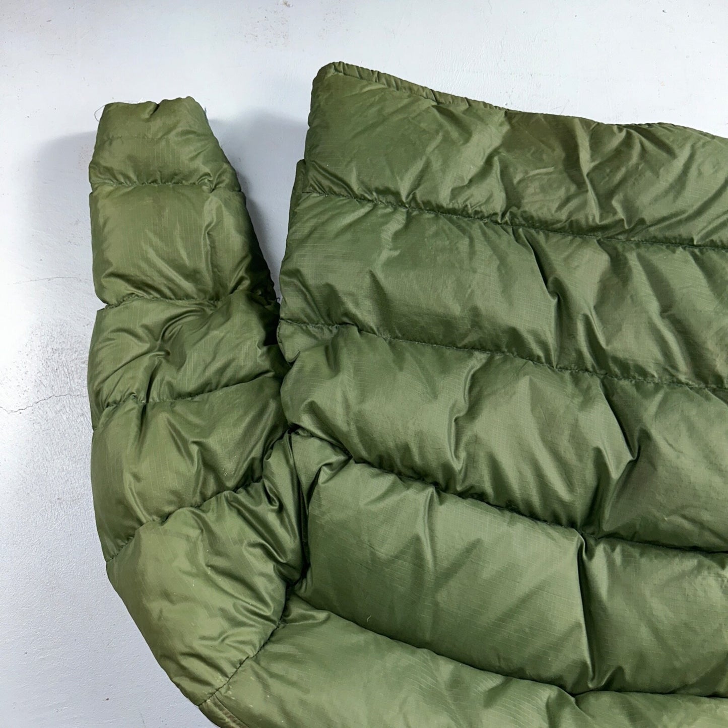 VTG Teton Mountain Coat Goose Down Puffer Coat Green Hunting Hiking 1960s 60s