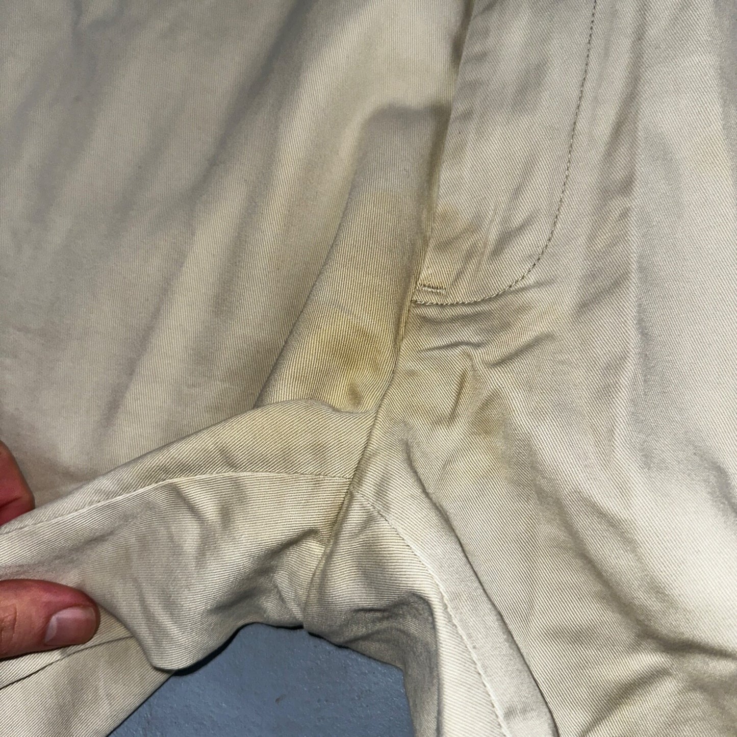 Polo Ralph Lauren Pants Mens 33x32 Suffield Chino Straight Twill Cotton Beige